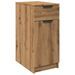 Armoire de bureau chêne artisanal 33x50x75 cm bois d'ingénierie - Photo n°2