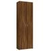 Armoire de bureau Chêne marron 60x32x190 cm Bois d'ingénierie - Photo n°2