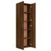 Armoire de bureau Chêne marron 60x32x190 cm Bois d'ingénierie - Photo n°5