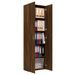 Armoire de bureau Chêne marron 60x32x190 cm Bois d'ingénierie - Photo n°6