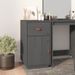 Armoire de bureau Gris 40x50x75 cm Bois massif de pin - Photo n°1