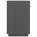 Armoire de bureau Gris 40x50x75 cm Bois massif de pin - Photo n°7