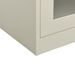 Armoire de bureau Gris clair 90x40x90 cm Acier - Photo n°7