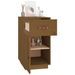 Armoire de bureau Marron miel 40x50x75 cm Bois massif de pin - Photo n°5