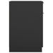 Armoire de bureau noir 33,5x50x75 cm bois d'ingénierie - Photo n°8