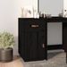 Armoire de bureau Noir 40x50x75 cm Bois massif de pin - Photo n°1