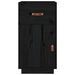 Armoire de bureau Noir 40x50x75 cm Bois massif de pin - Photo n°6