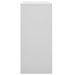 Armoire de bureau porte coulissante Gris clair 90x40x90cm Acier - Photo n°4