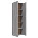 Armoire de bureau Sonoma gris 60x32x190 cm Bois d'ingénierie - Photo n°5