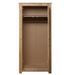 Armoire de chambre 2 portes en bois de pin massif Autika 80 cm – Élégance rustique et polyvalence - Photo n°7