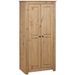 Armoire de chambre 2 portes en bois de pin massif Autika 80 cm – Élégance rustique et polyvalence - Photo n°6