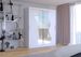 Armoire de chambre moderne blanche 2 portes coulissantes avec miroir Voky 180 cm - Photo n°3