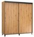 Armoire de chambre portes coulissantes bois clair artisan Barko - Photo n°2