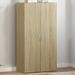 Armoire de classement chêne sonoma 60x32x115 cm bois ingénierie - Photo n°1