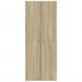 Armoire de classement chêne sonoma 60x32x153 cm bois ingénierie - Photo n°4