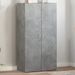 Armoire de classement gris béton 60x32x115 cm bois d'ingénierie - Photo n°1