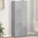 Armoire de classement gris béton 60x32x153 cm bois d'ingénierie - Photo n°1