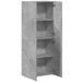 Armoire de classement gris béton 60x32x153 cm bois d'ingénierie - Photo n°7