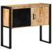 Armoire de console 90x35x75 cm bois de manguier massif brut - Photo n°1