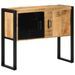 Armoire de console 90x35x75 cm bois de manguier massif brut - Photo n°3