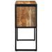 Armoire de console 90x35x75 cm bois de manguier massif brut - Photo n°6