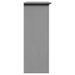 Armoire de couloir BODO gris 80x35x90 cm - Photo n°6