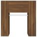 Armoire de couloir Chêne marron 97,5x37x99 cm Bois d'ingénierie - Photo n°6