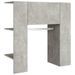 Armoire de couloir Gris béton 97,5x37x99 cm Bois d'ingénierie - Photo n°6