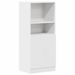 Armoire de cuisine blanc 57x41,5x131,5 cm bois d'ingénierie - Photo n°2