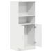 Armoire de cuisine blanc 57x41,5x131,5 cm bois d'ingénierie - Photo n°5