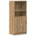 Armoire de cuisine chêne artisanal 57x41,5x131,5 cm - Photo n°2