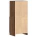 Armoire de cuisine chêne marron 57x41,5x131,5cm bois ingénierie - Photo n°7