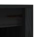 Armoire de cuisine d'extérieur noir 55x55x92 cm bois pin massif - Photo n°7
