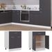 Armoire de cuisine Gris 60x46x81,5 cm - Photo n°2