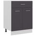 Armoire de cuisine Gris 60x46x81,5 cm - Photo n°1