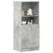 Armoire de cuisine gris béton 57x41,5x131,5 cm bois ingénierie - Photo n°1