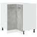 Armoire de cuisine gris béton 75,5x75,5x81,5 cm bois ingénierie - Photo n°2