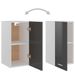 Armoire de cuisine Gris brillant 29,5x31x60 cm - Photo n°5