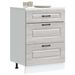 Armoire de cuisine Kalmar sonoma gris bois d'ingénierie - Photo n°1