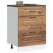 Armoire de cuisine Kalmar vieux bois bois d'ingénierie - Photo n°1