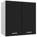 Armoire de cuisine Noir 60x31x60 cm - Photo n°1