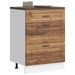 Armoire de cuisine Porto vieux bois bois d'ingénierie - Photo n°1