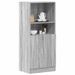 Armoire de cuisine sonoma gris 57x41,5x131,5 cm bois ingénierie - Photo n°1