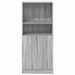 Armoire de cuisine sonoma gris 57x41,5x131,5 cm bois ingénierie - Photo n°4