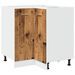 Armoire de cuisine vieux bois 75,5x75,5x81,5 cm bois ingénierie - Photo n°2