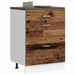 Armoire de cuisine vieux bois bois d'ingénierie - Photo n°1