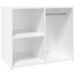 Armoire de dressing Blanc brillant 80x40x65cm Bois d'ingénierie - Photo n°2