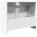 Armoire de lavabo blanc 63x29x55 cm bois d'ingénierie - Photo n°7