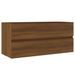 Armoire de lavabo Chêne marron 100x38,5x45 cm Bois d'ingénierie - Photo n°2