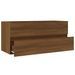 Armoire de lavabo Chêne marron 100x38,5x45 cm Bois d'ingénierie - Photo n°4